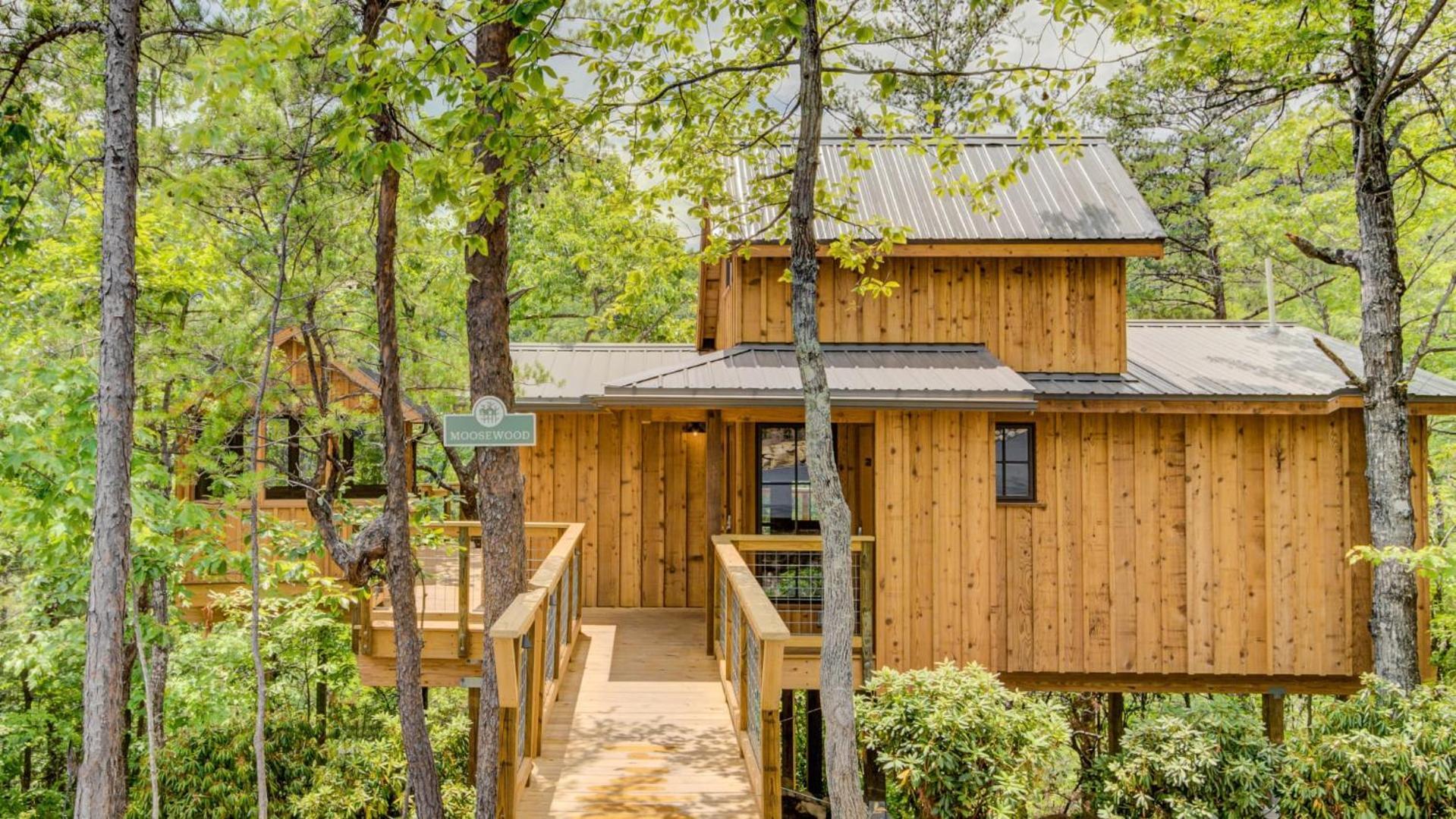 The Moosewood In Treehouse Grove At Norton Creek Villa Gatlinburg Luaran gambar
